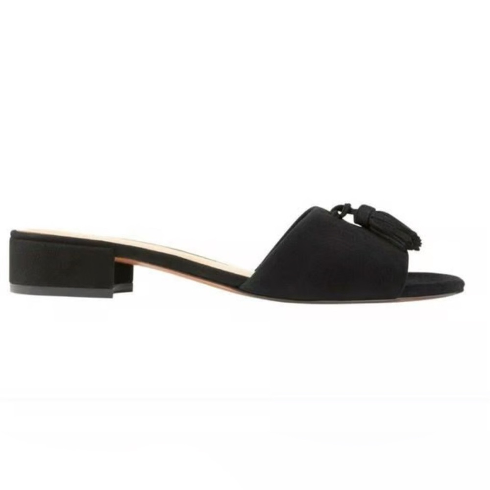 Banana Republic Tassel Mule Slide Sandals, 8